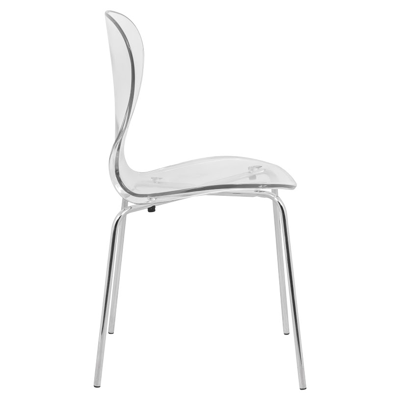 Oyster Plastic Side Chair