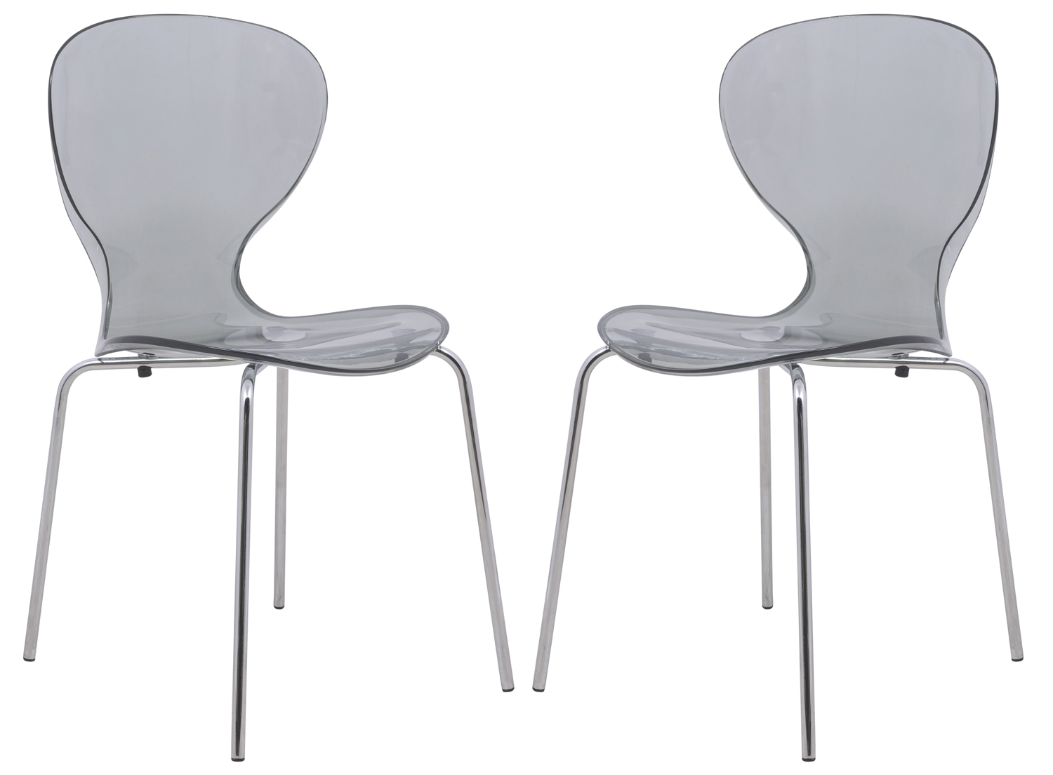 Oyster Plastic Side Chair (Set of 2)