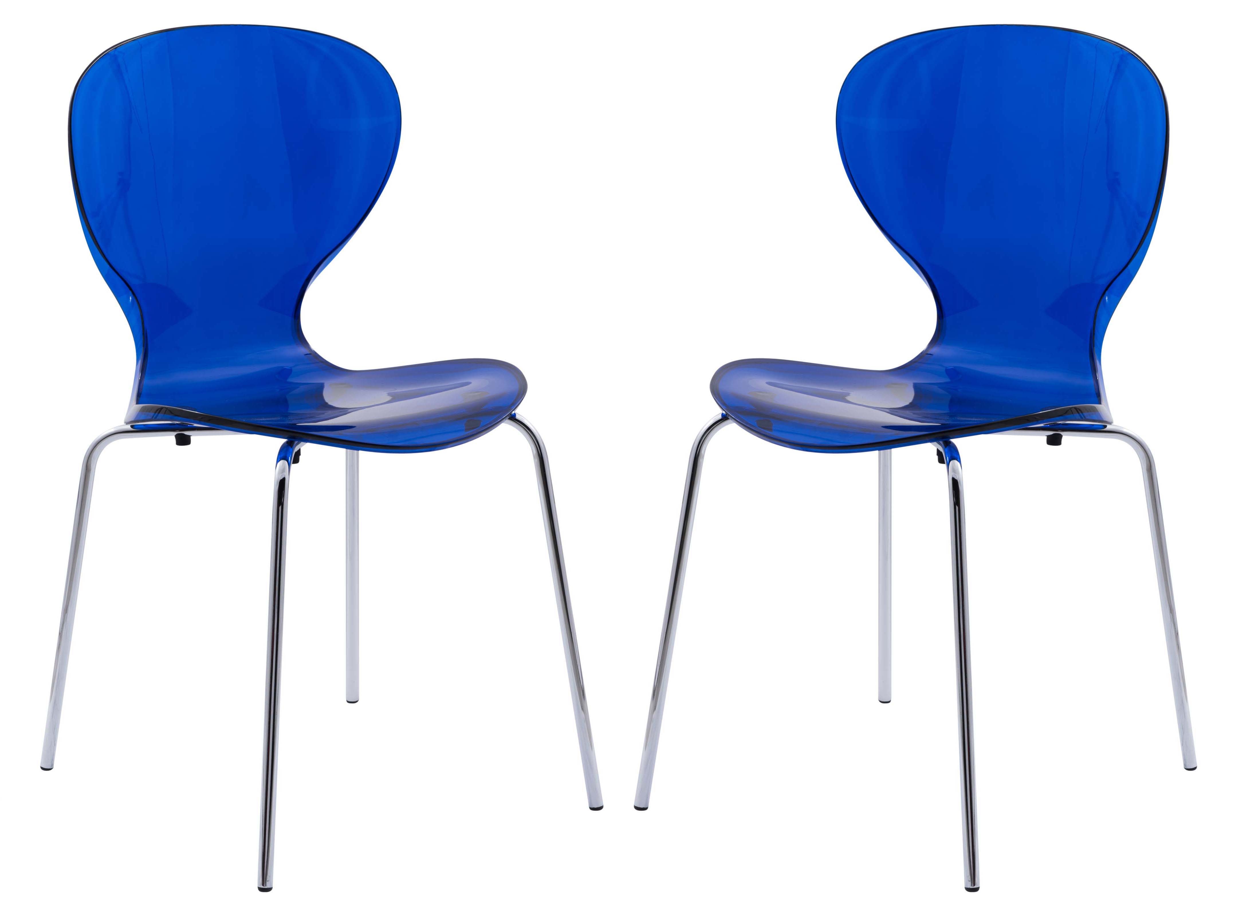 Oyster Plastic Side Chair (Set of 2)