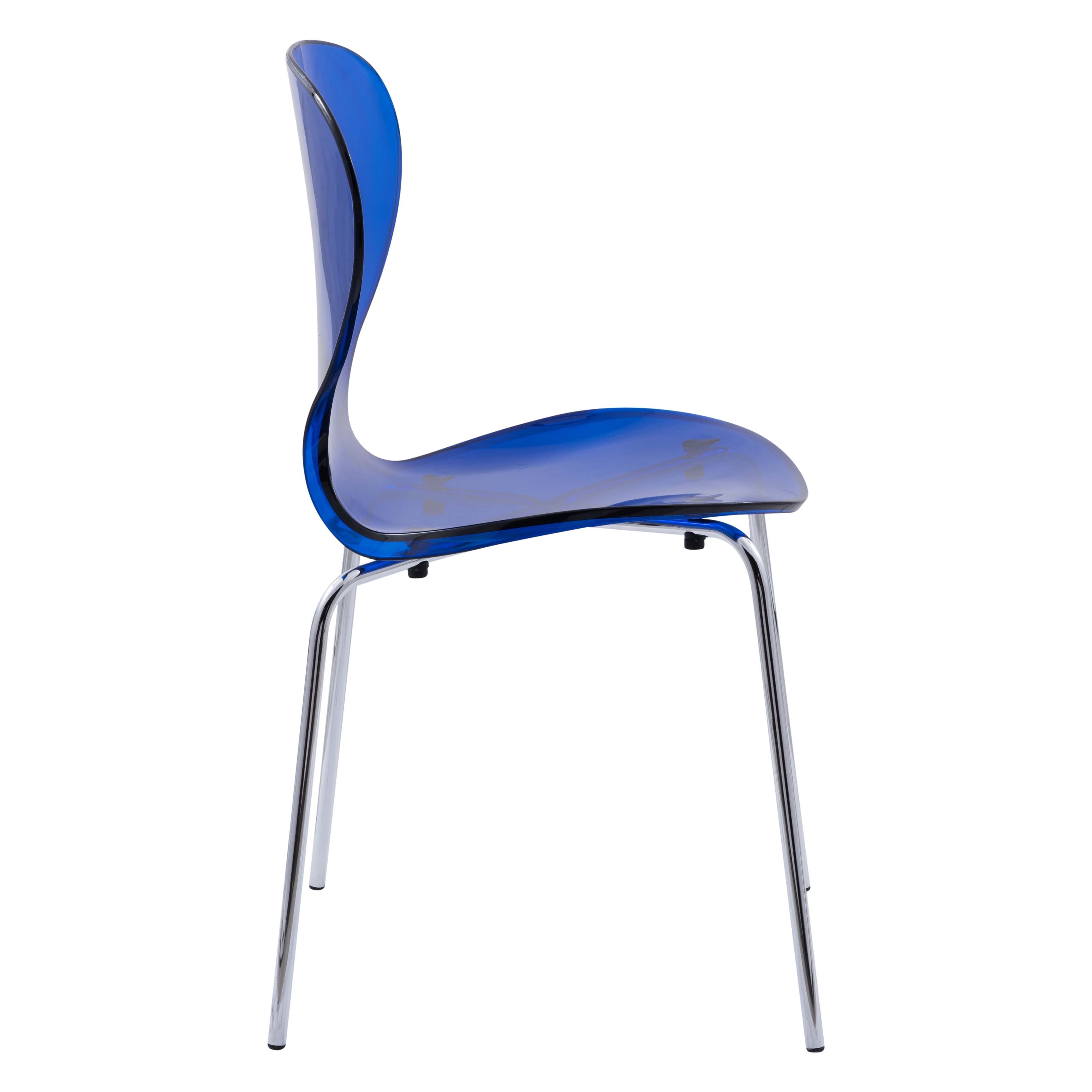 Oyster Plastic Side Chair (Set of 2)