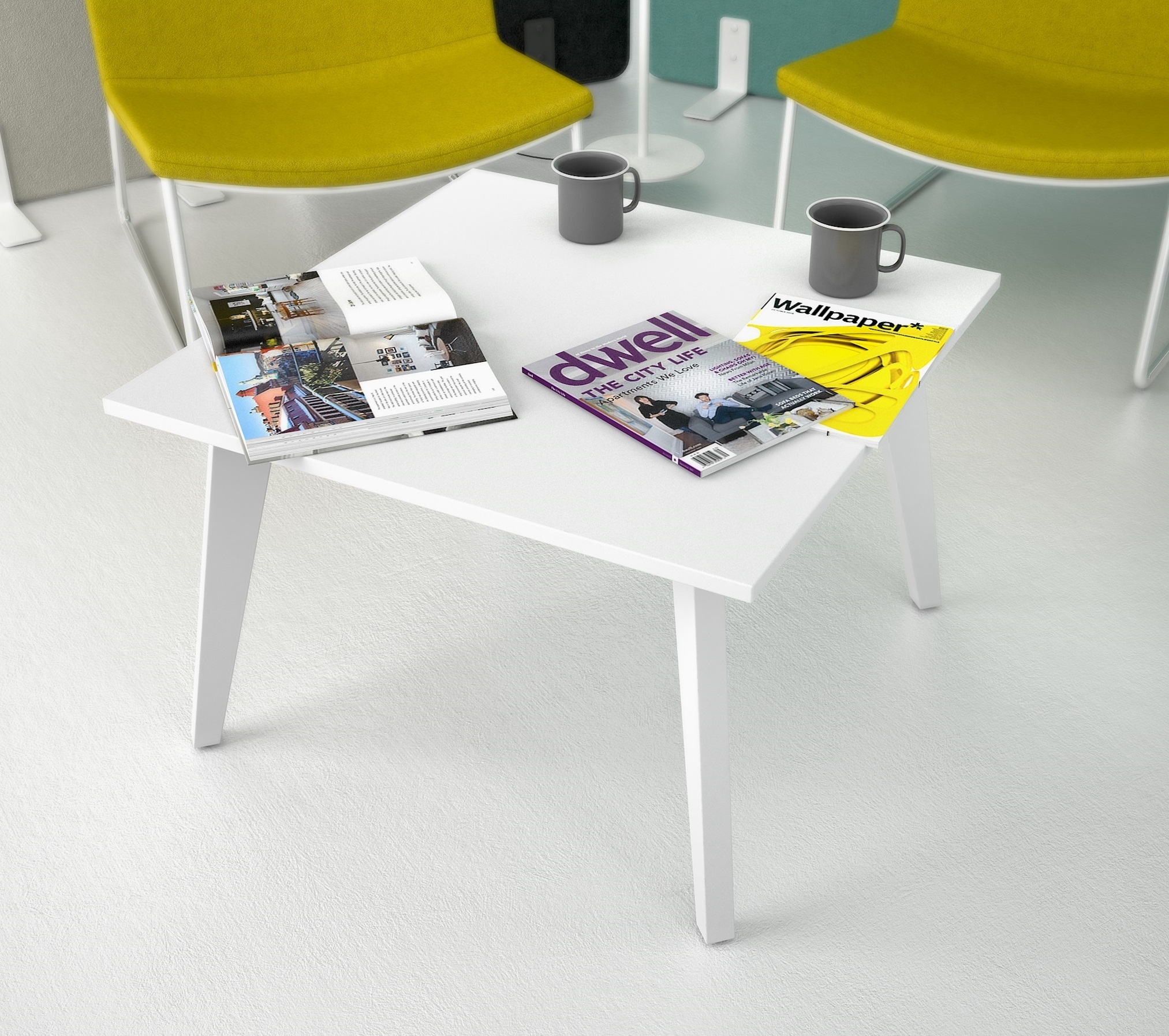 Amber Round Office Coffee Table