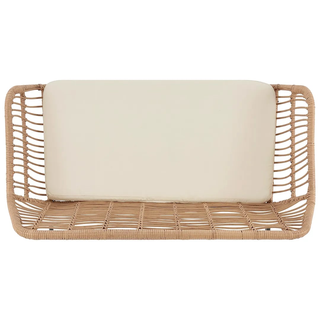Antibes 2.0 Steel Rattan 4-Piece Patio Conversation Set w/Cushions