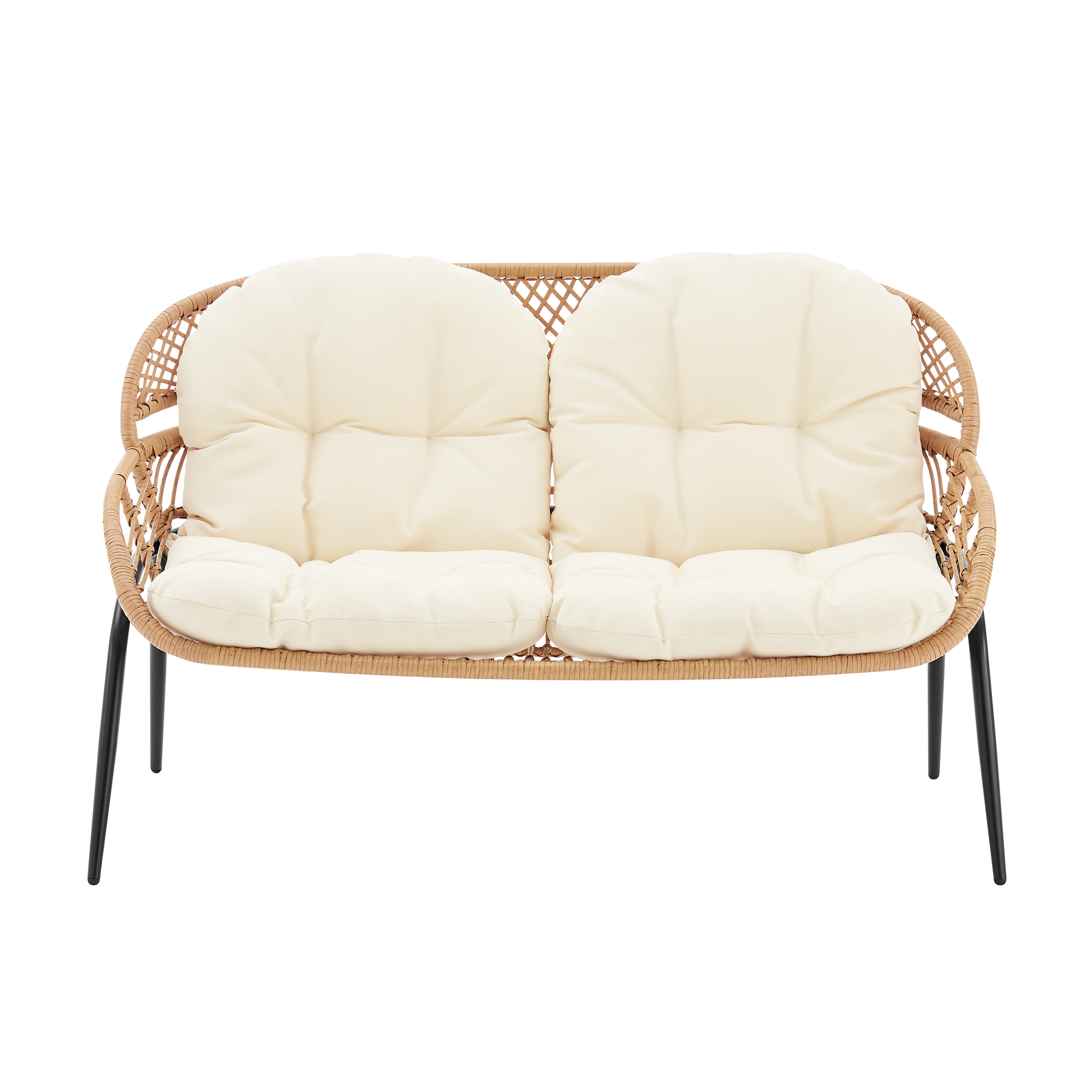 Pine 4-Piece Patio Conversation Set