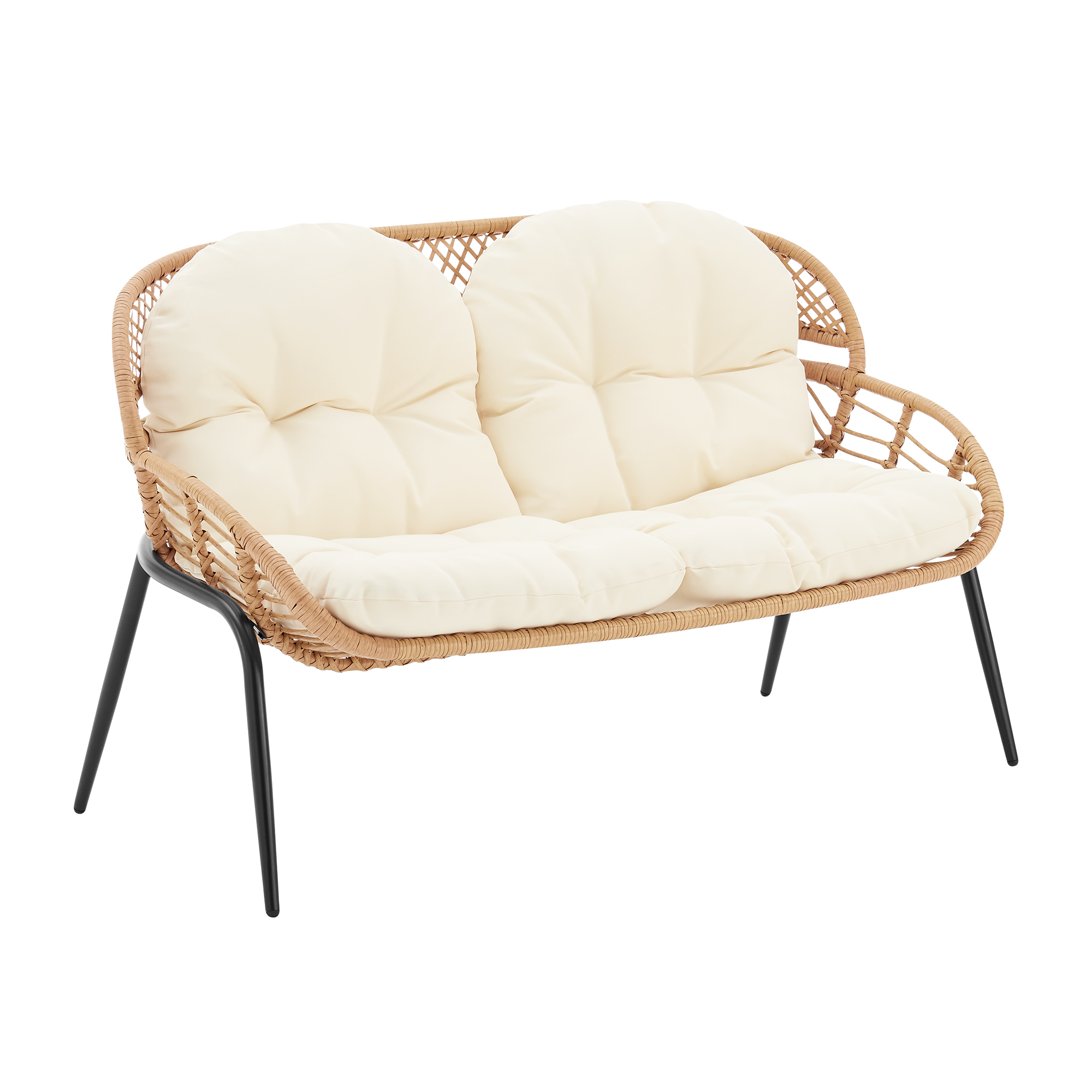 Pine 4-Piece Patio Conversation Set