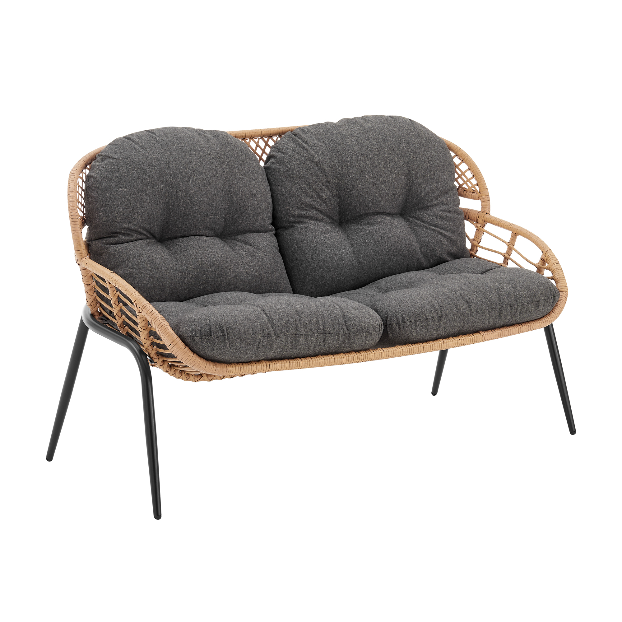 Pine 4-Piece Patio Conversation Set