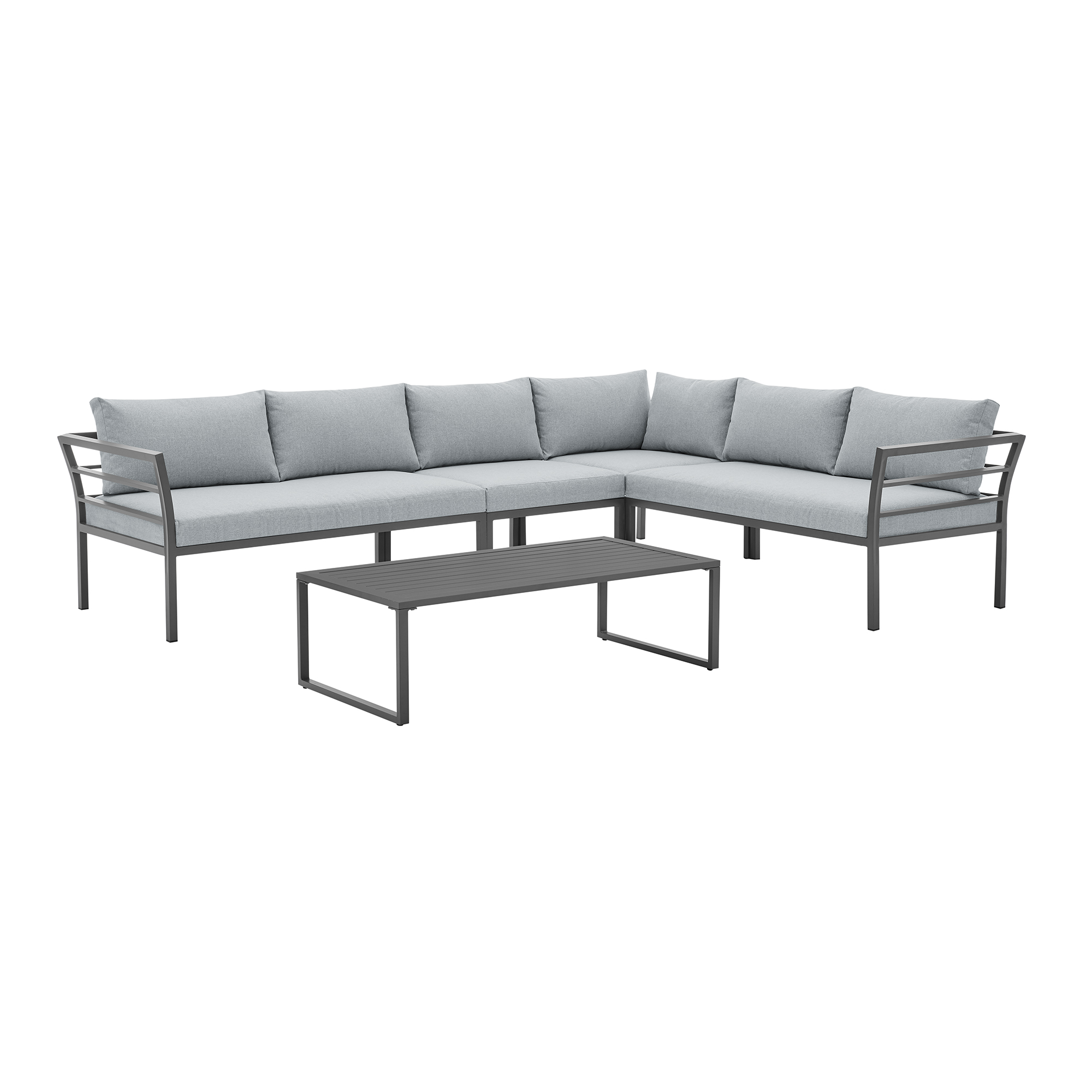 Sunnyside Corner Patio Conversation Set w/Table