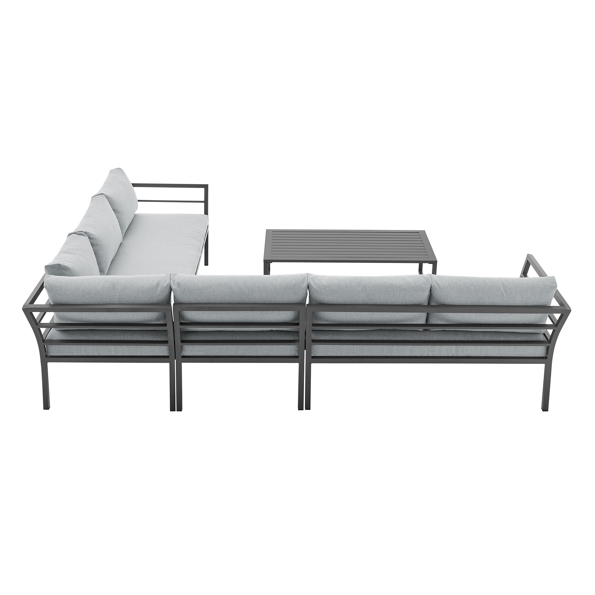 Sunnyside Corner Patio Conversation Set w/Table