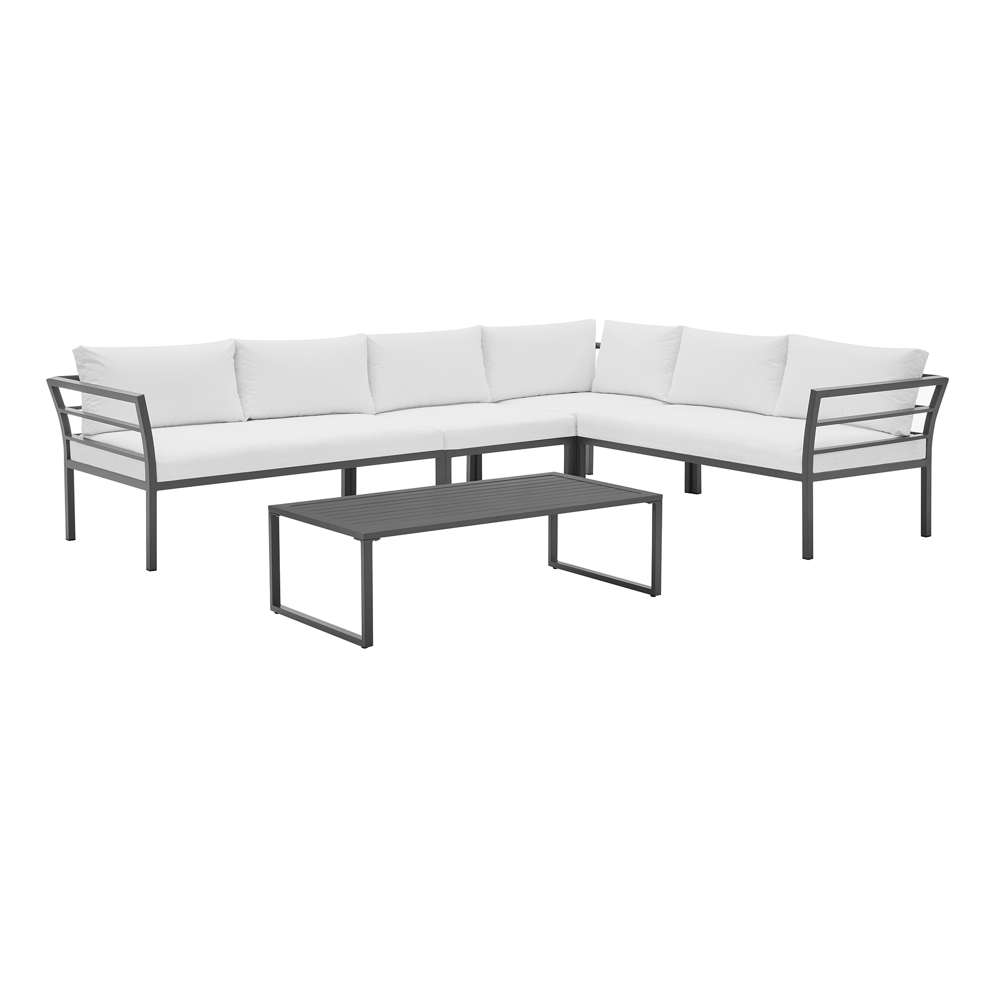 Sunnyside Corner Patio Conversation Set w/Table