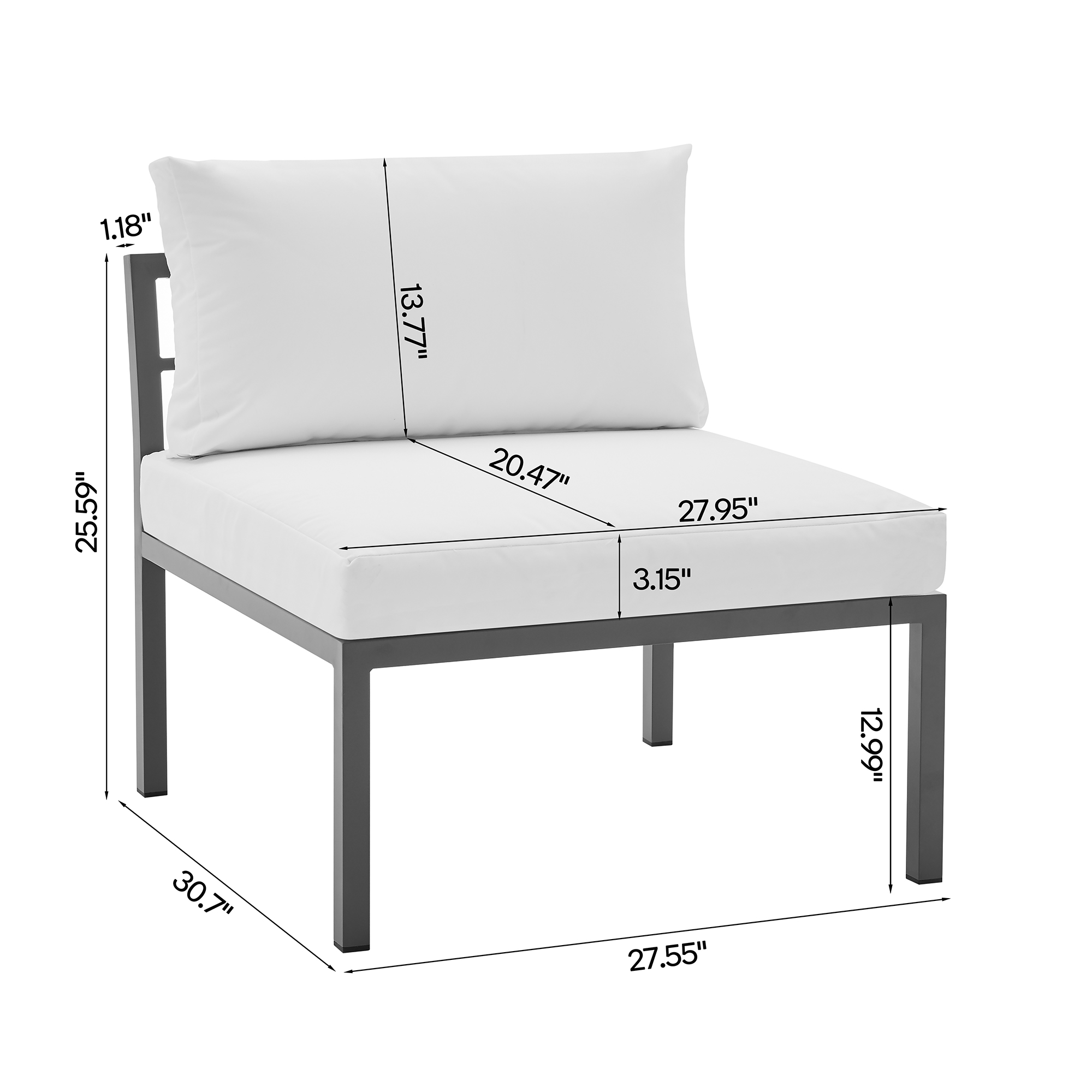 Sunnyside Corner Patio Conversation Set w/Table