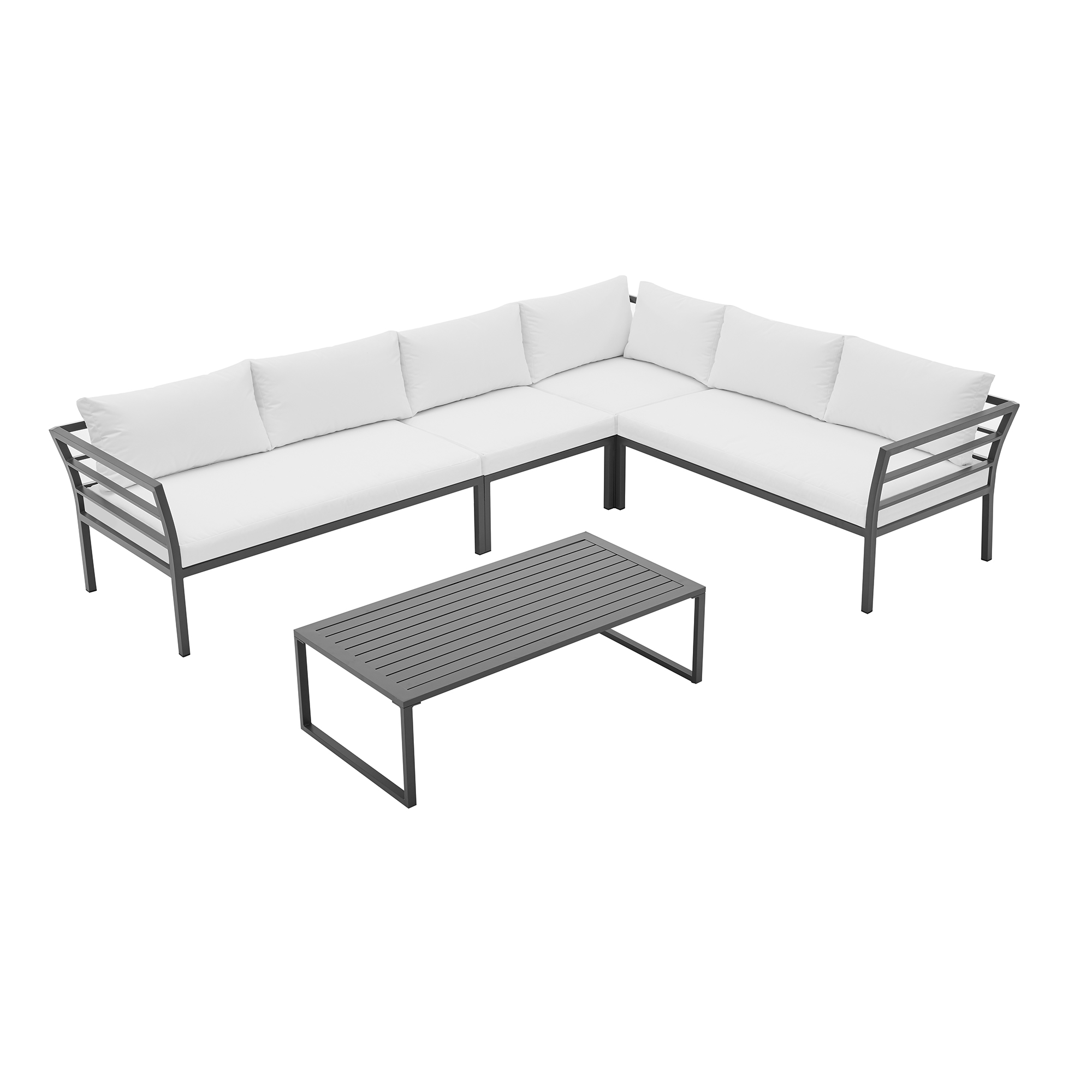Sunnyside Corner Patio Conversation Set w/Table