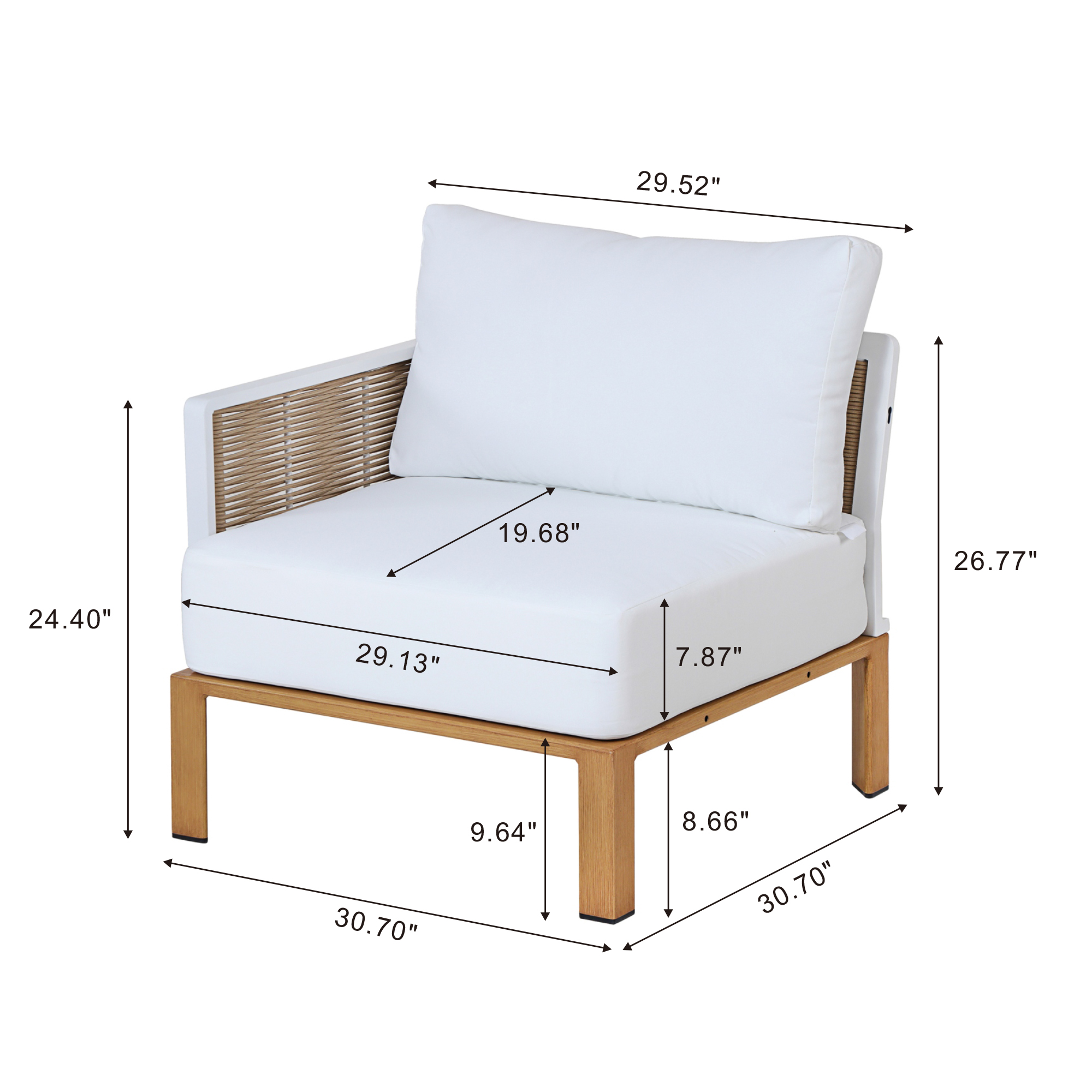Vine 4-Piece Patio Conversation Set