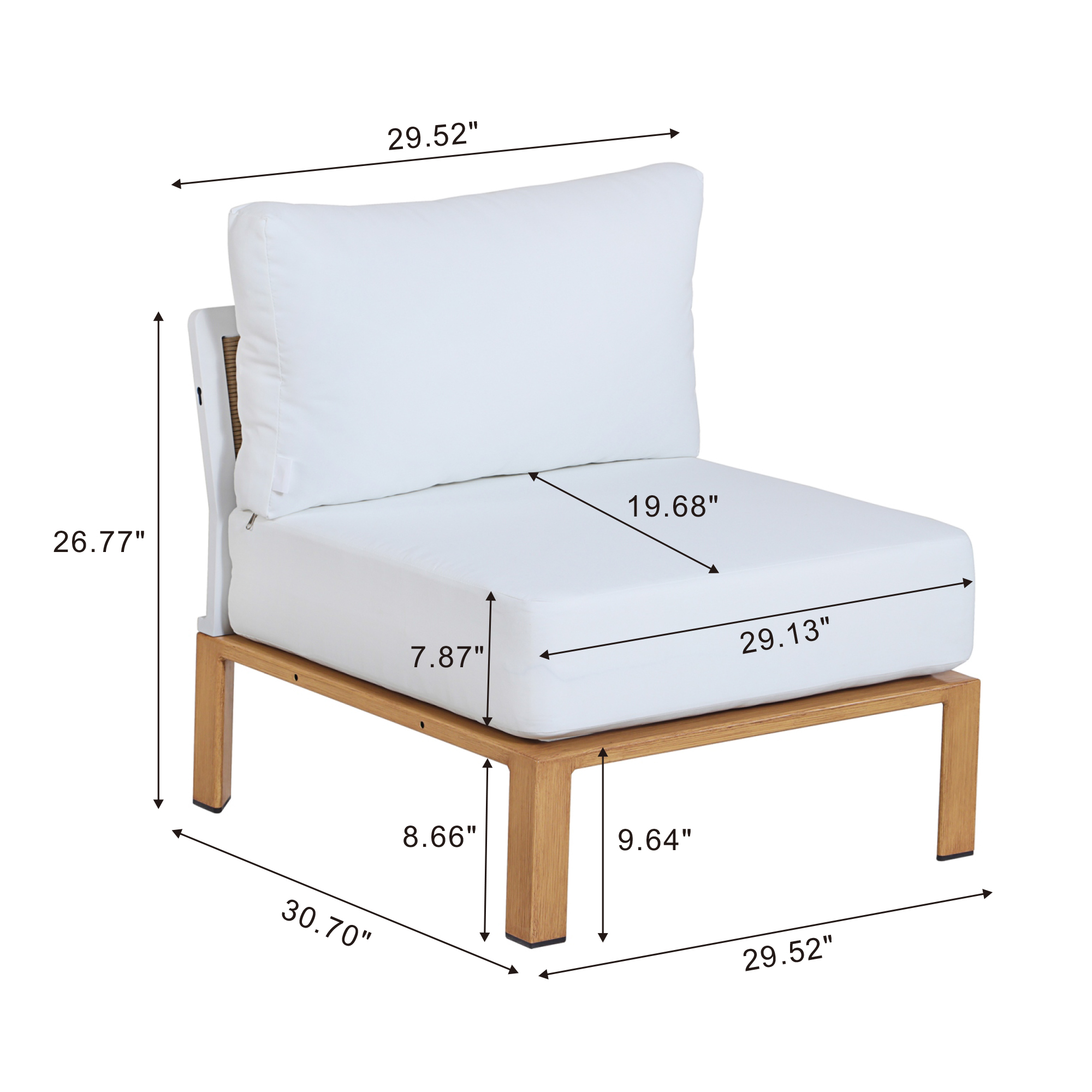 Vine 4-Piece Patio Conversation Set