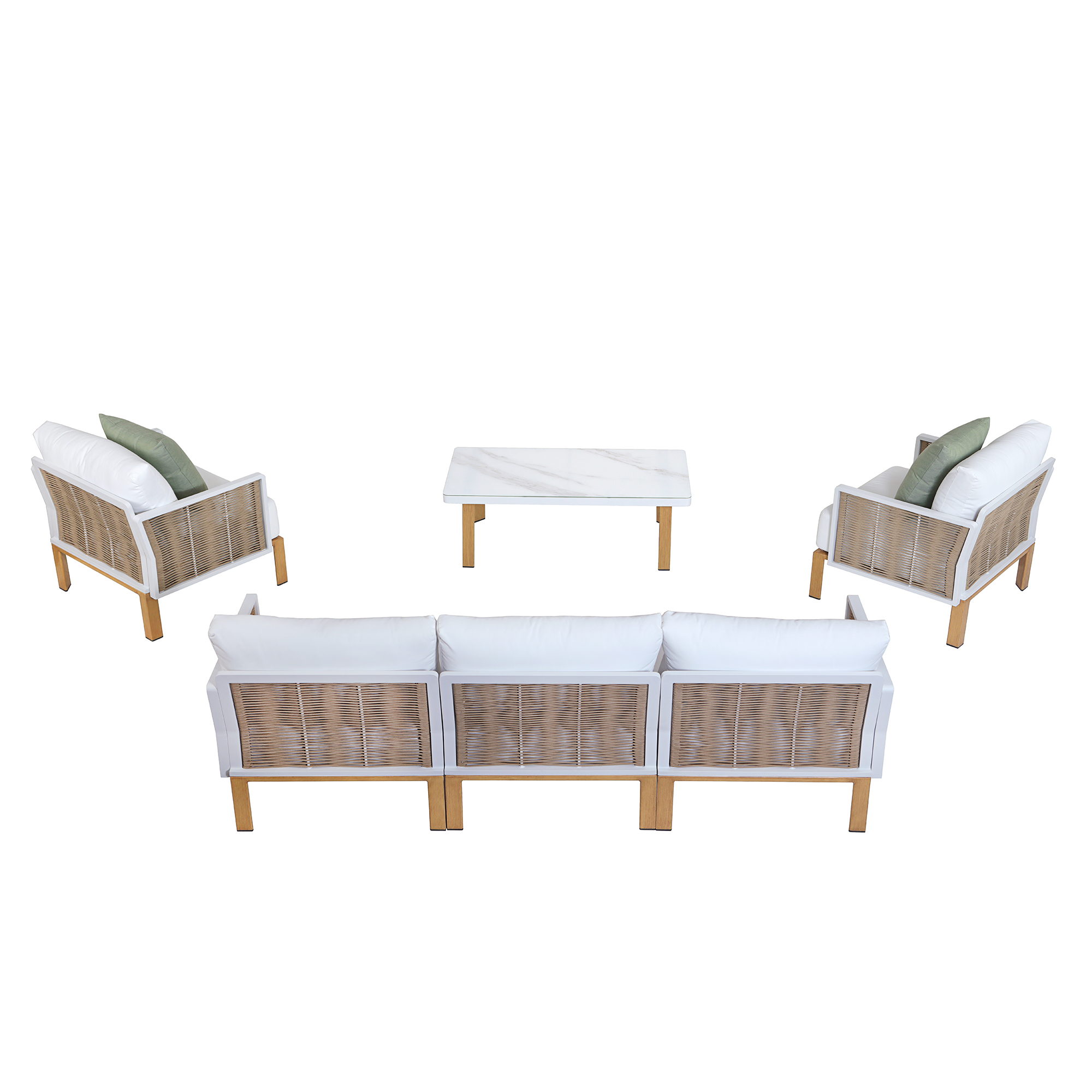 Vine 4-Piece Patio Conversation Set
