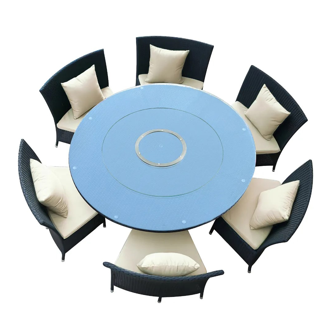 Nightingdale 7-Piece Rattan Outdoor Dining Set