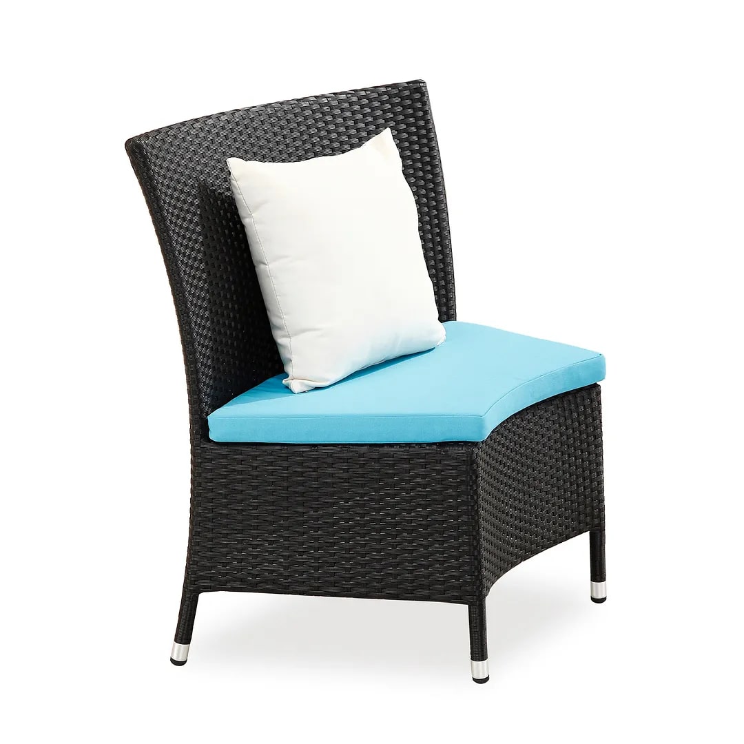 Nightingdale Black 7-Piece Rattan Outdoor Dining Set