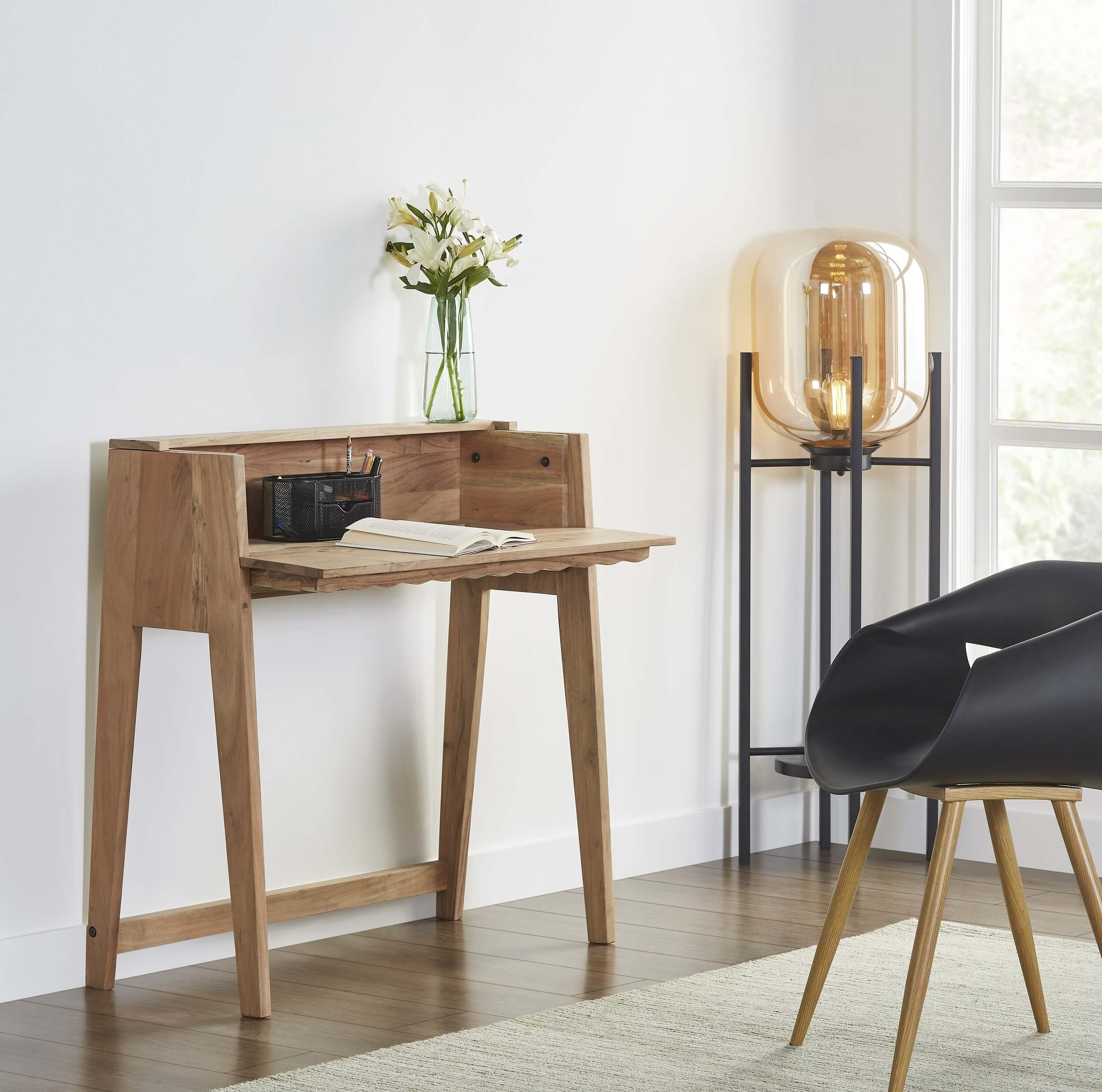 Origami Hardwood Secretary Desk