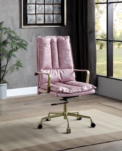 Tinzud Top Grain Leather Office Chair