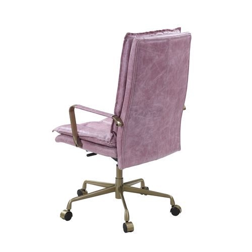 Tinzud Top Grain Leather Office Chair