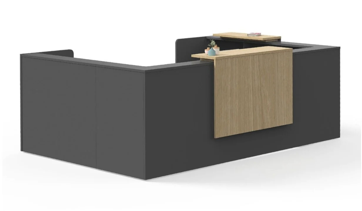 Ofimat Plus U-Shaped Reception Desk by Actiu