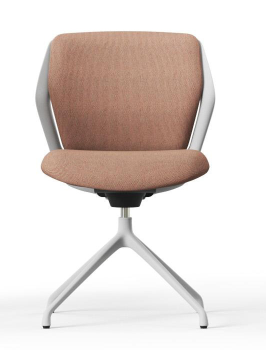 Ofy Office Visitor Swivel Chair, Grey Frame
