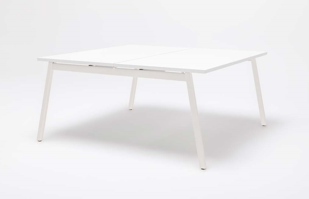 Ogi M Office Straight 2-Desk Bench