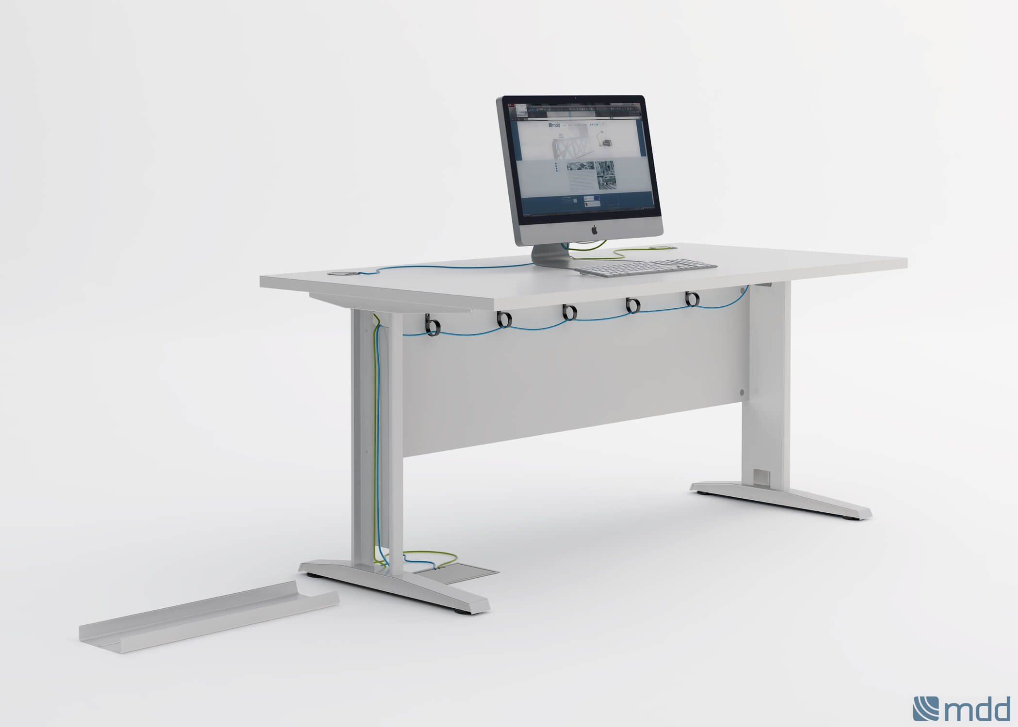 Ogi N Office Single Straight Desk