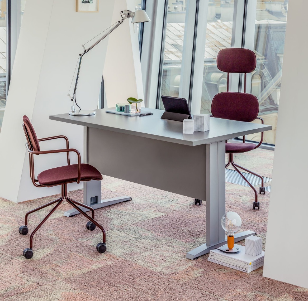Ogi N Office Single Straight Desk
