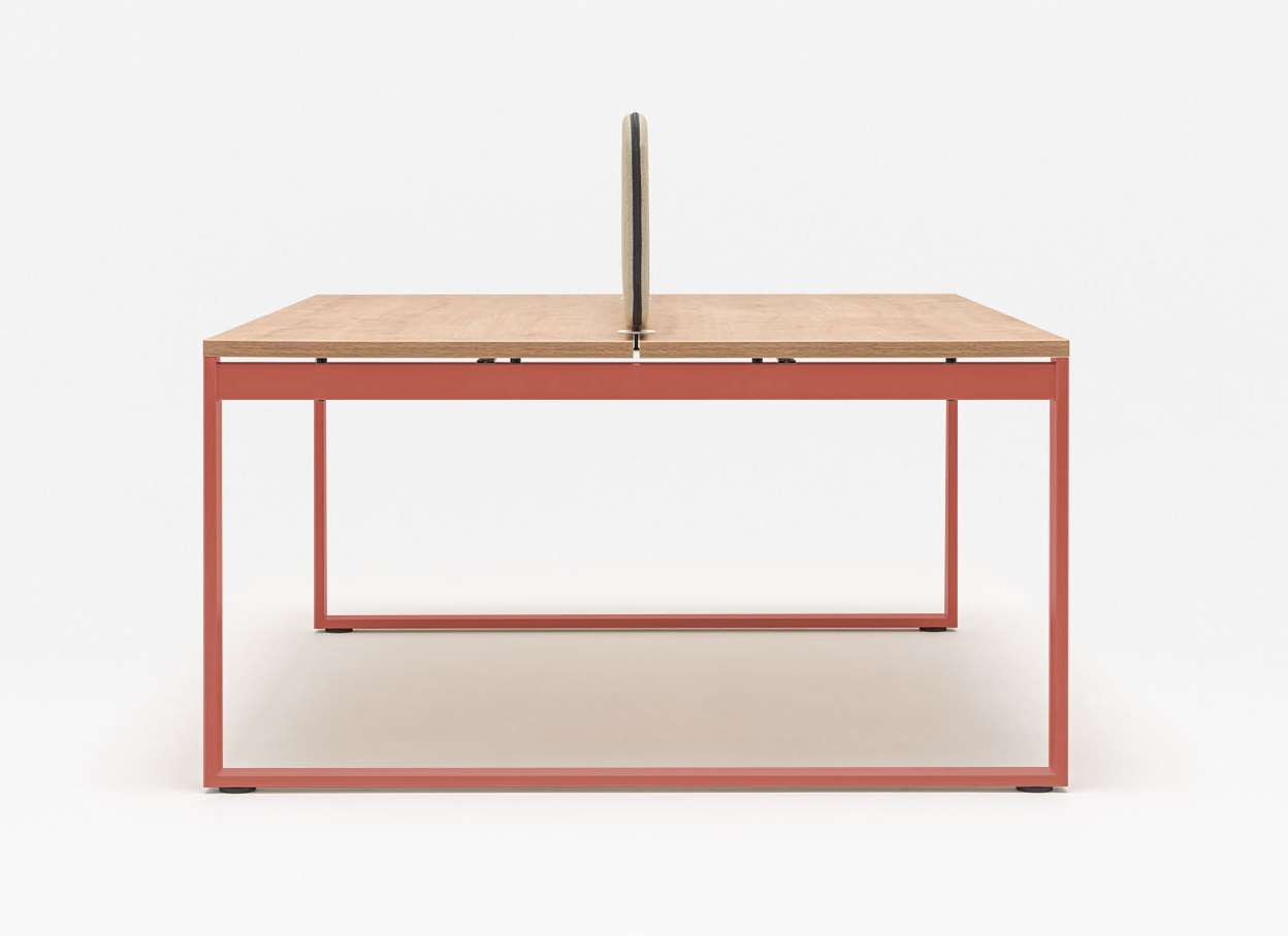 Ogi Q Office Straight 2-Desk Bench
