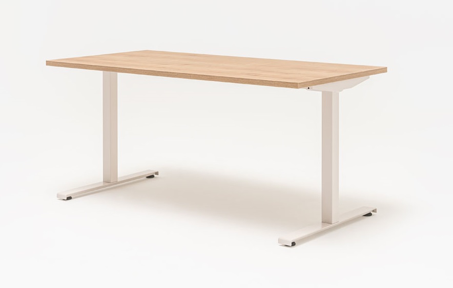 Ogi T Office Single Straight Desk, W55.1" x D31.4"