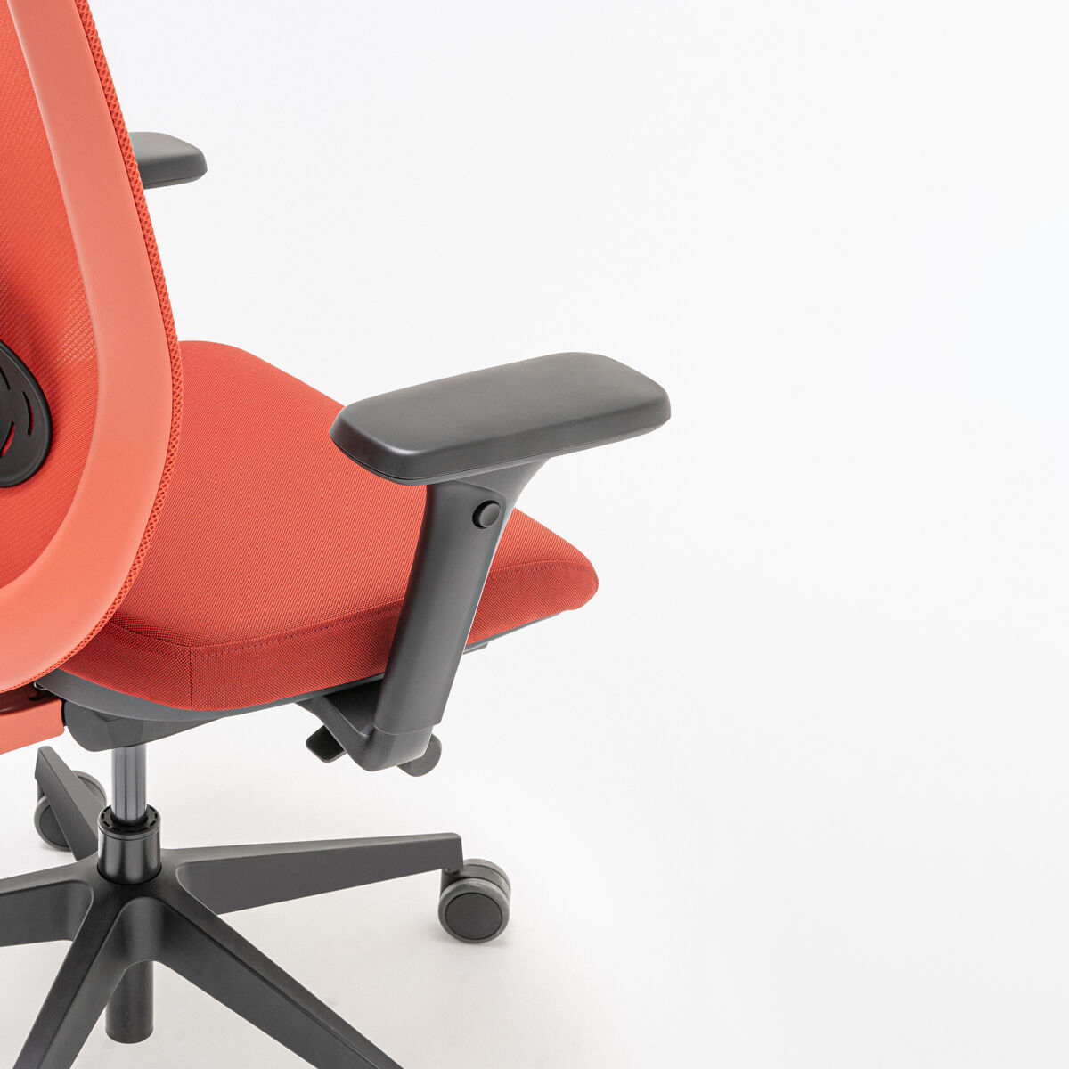 MDD Furniture Ollie Office Red Chair Side