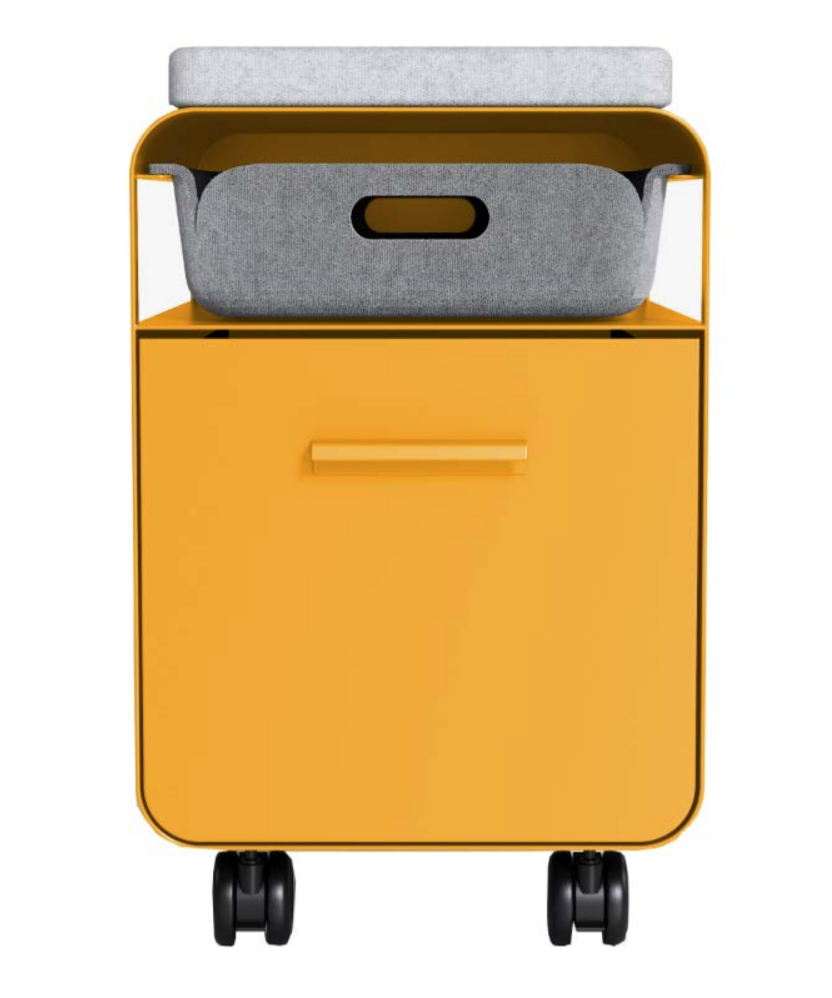 Omni Ped Under Desk Mobile Storage Unit w/Castors