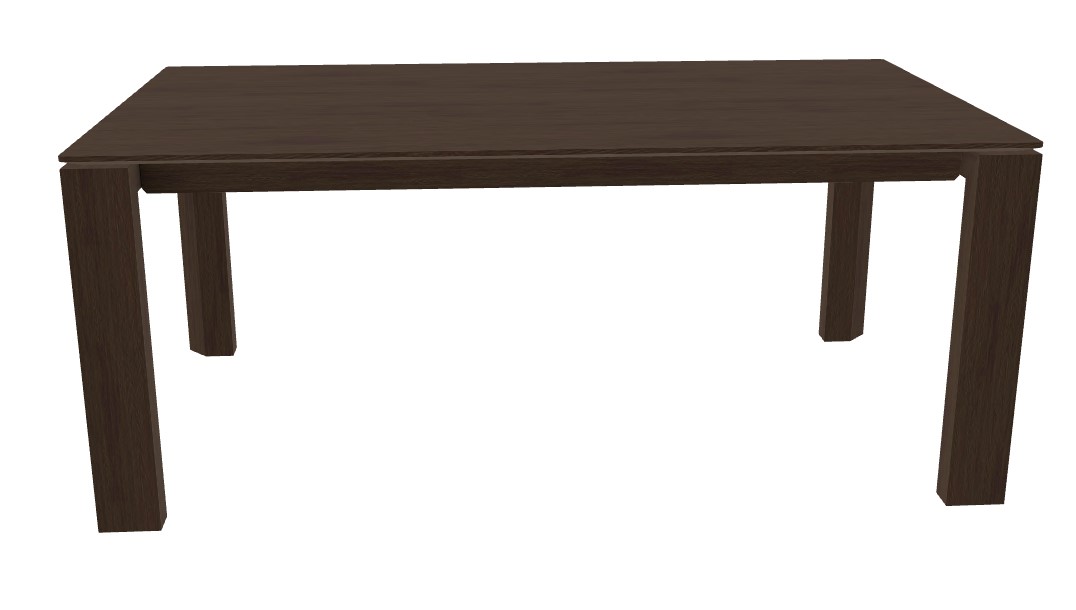 Omnia W70.9"-94.5" Rectangular Ceramic/Wood Veneer Extendable Dining Table