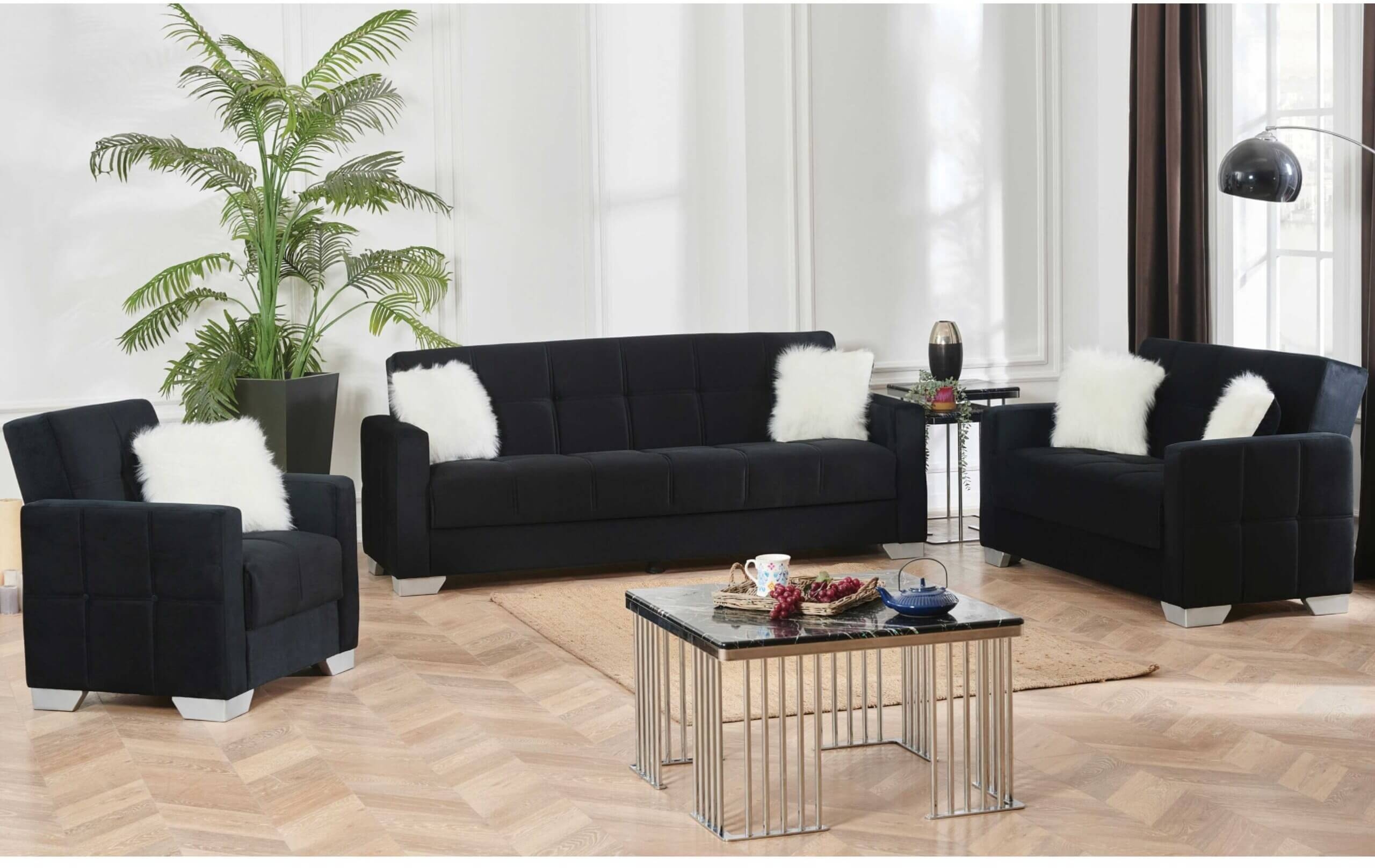 Ontario Fabric Storage Sofabed