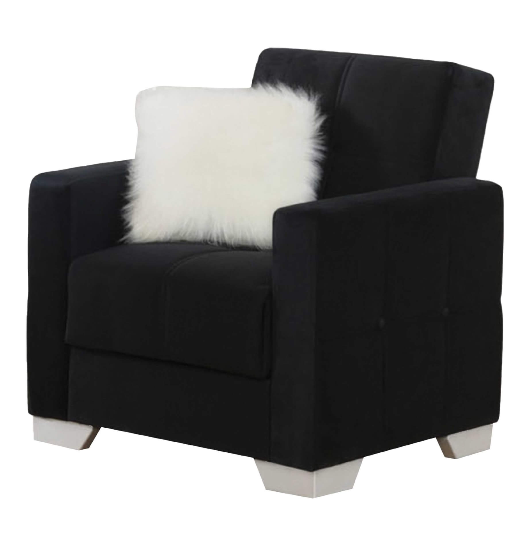 Ontario Fabric Storage Sleeper Living Room Set