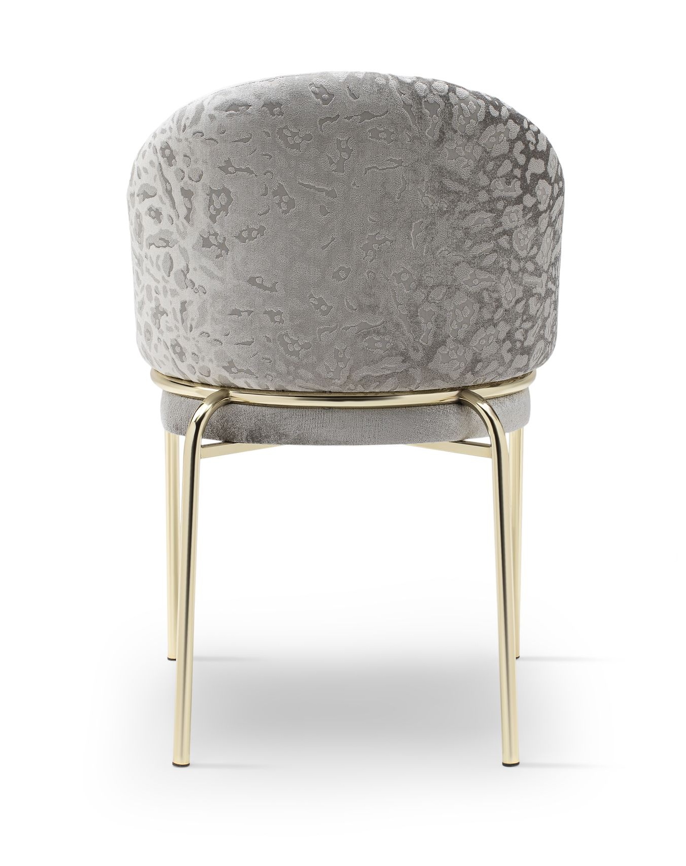 Onyx Velvet Dining Chair w/Gold Legs
