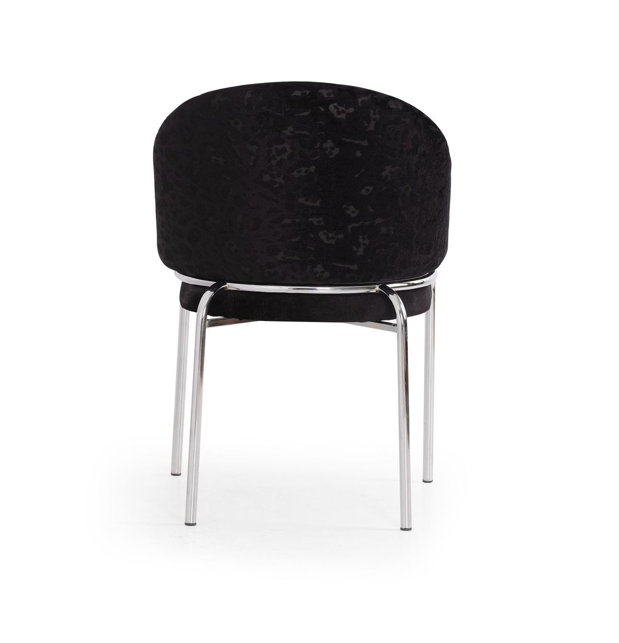 Onyx Velvet Dining Chair w/Stainless Steel Legs