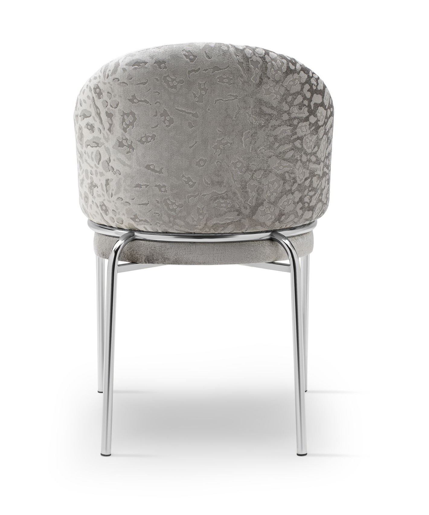 Onyx Velvet Dining Chair w/Stainless Steel Legs