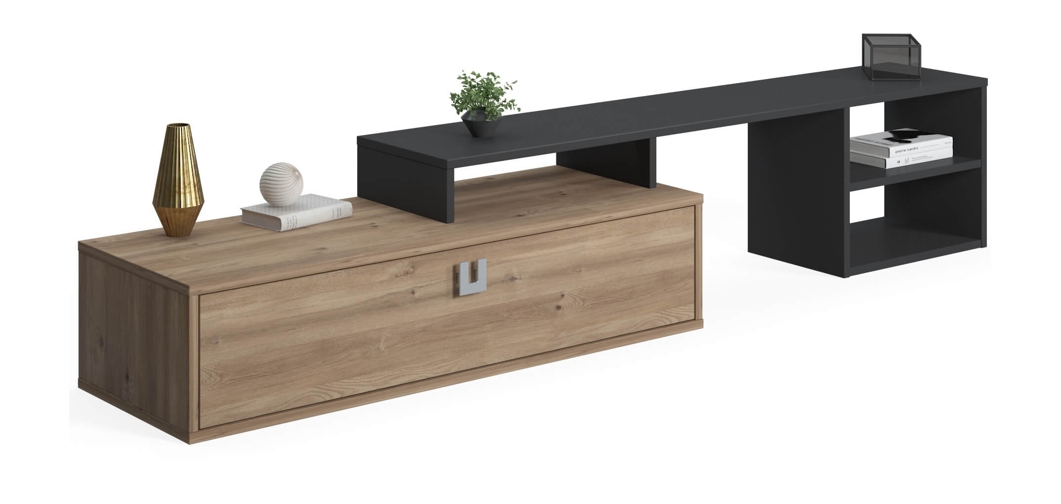 Optimo Extendable Modern Contemporary TV Unit
