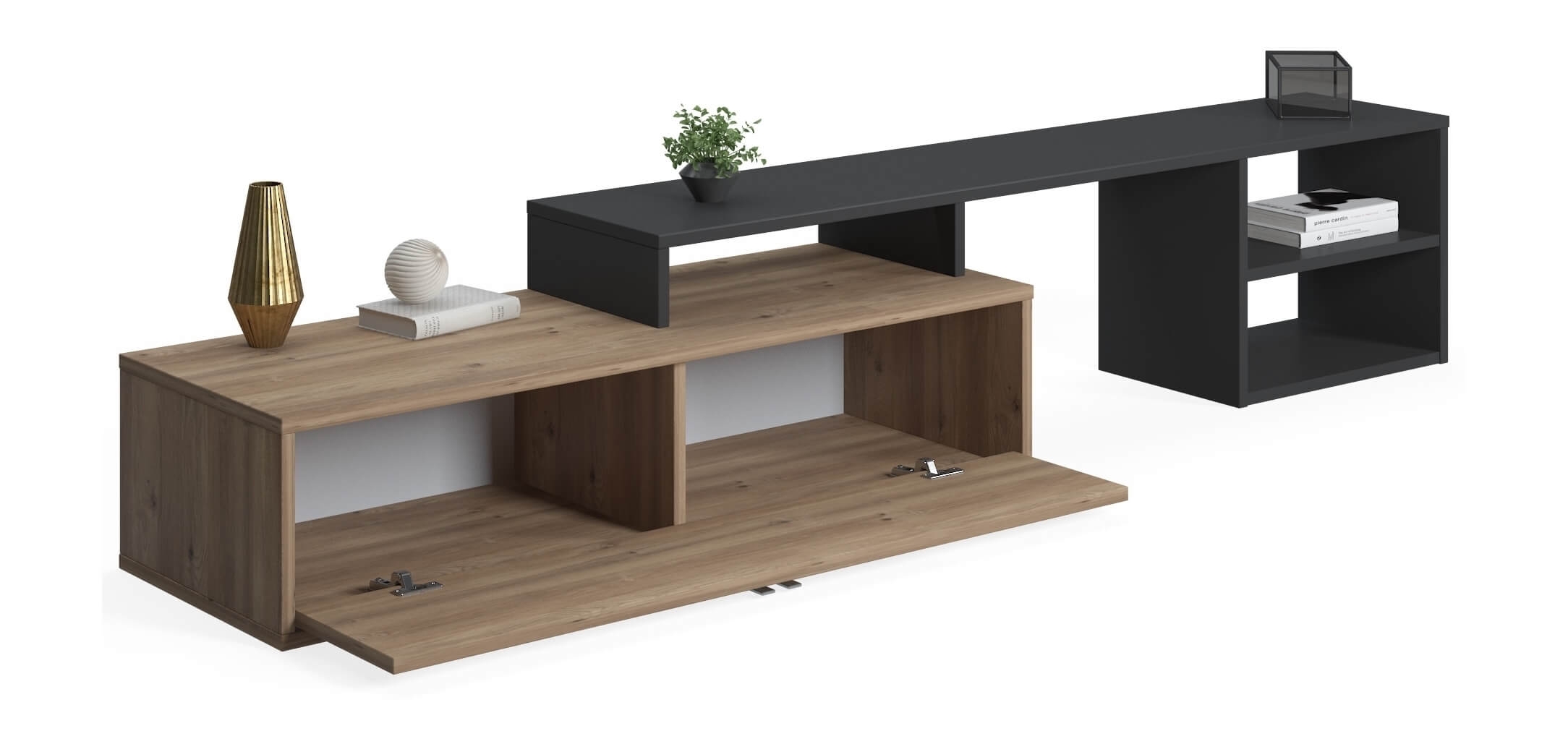 Optimo Extendable Modern Contemporary TV Unit