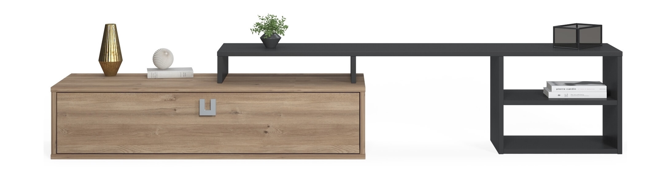 Optimo Extendable Modern Contemporary TV Unit