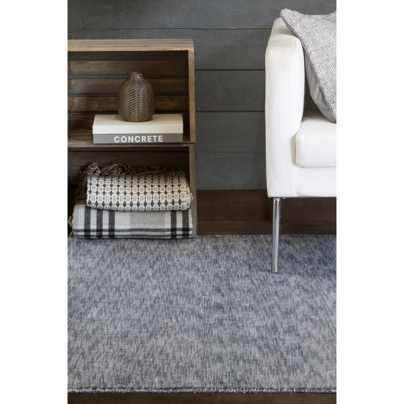 Opel Viscose Rectangular Handmade Rug, 7'9" x 10'6"