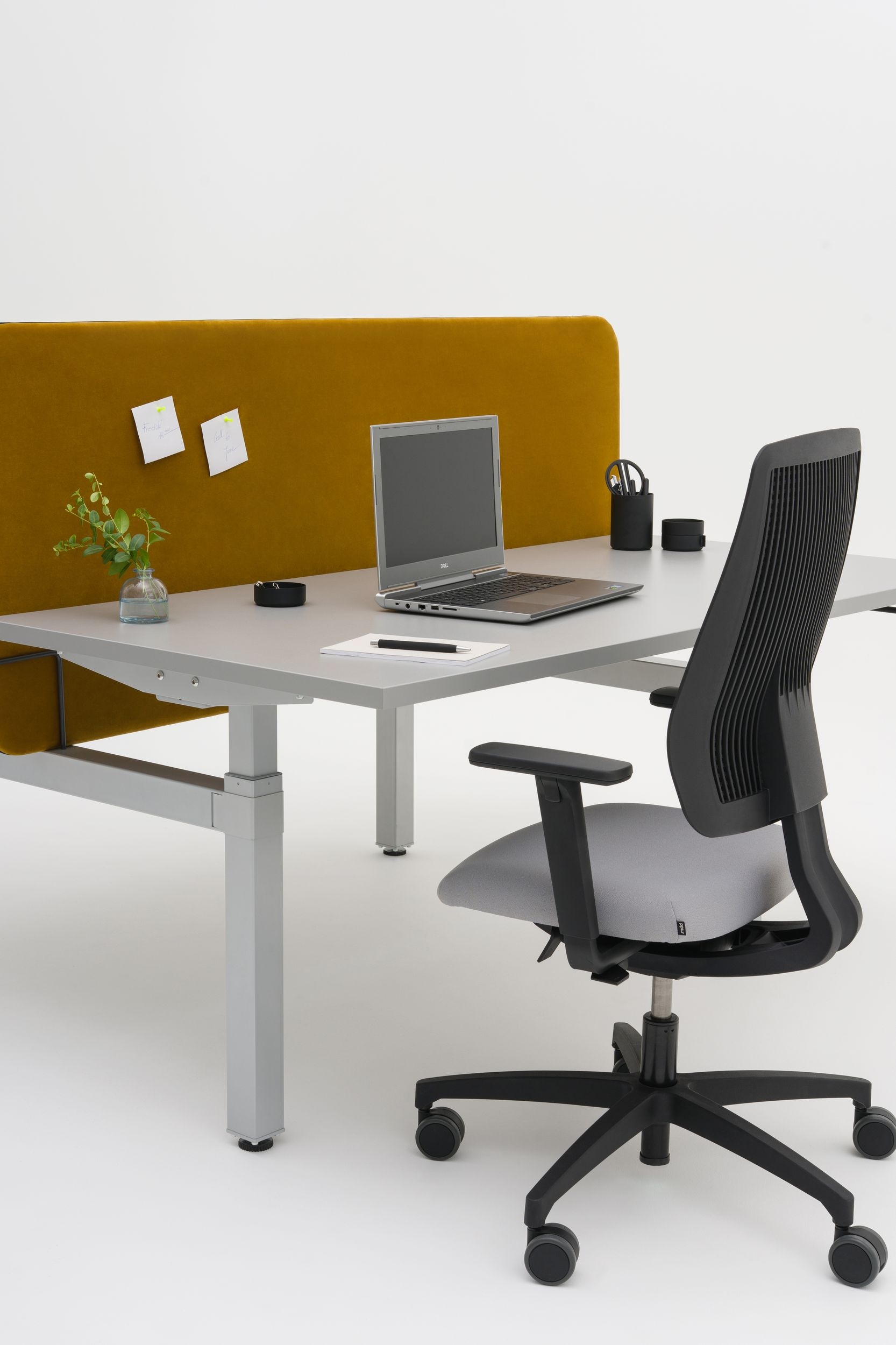 Ogi Drive Sit-Stand Office Bench Desk w/Hand Crank Adjustment