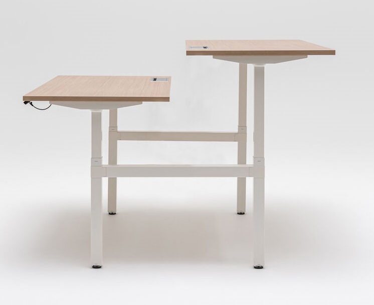 Ogi Drive Single-Motor Sit-Stand Office Bench Desk, W70.8" x D66.5"