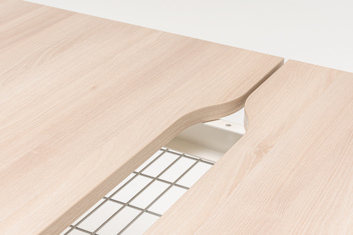 Ogi Y Office Straight Bench, W55.1" x D47.6"