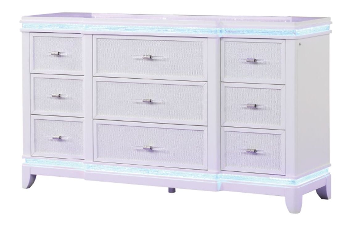 Opium Bedroom Set Milky White