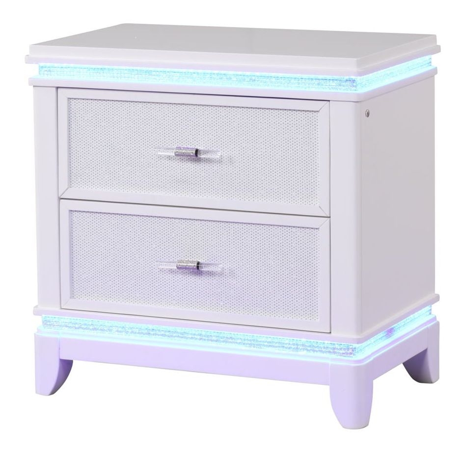 Opium Bedroom Set Milky White