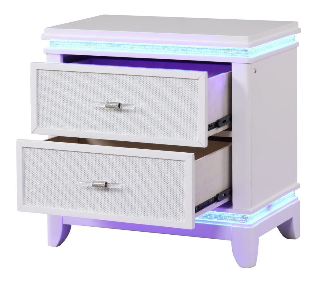Opium Bedroom Set Milky White