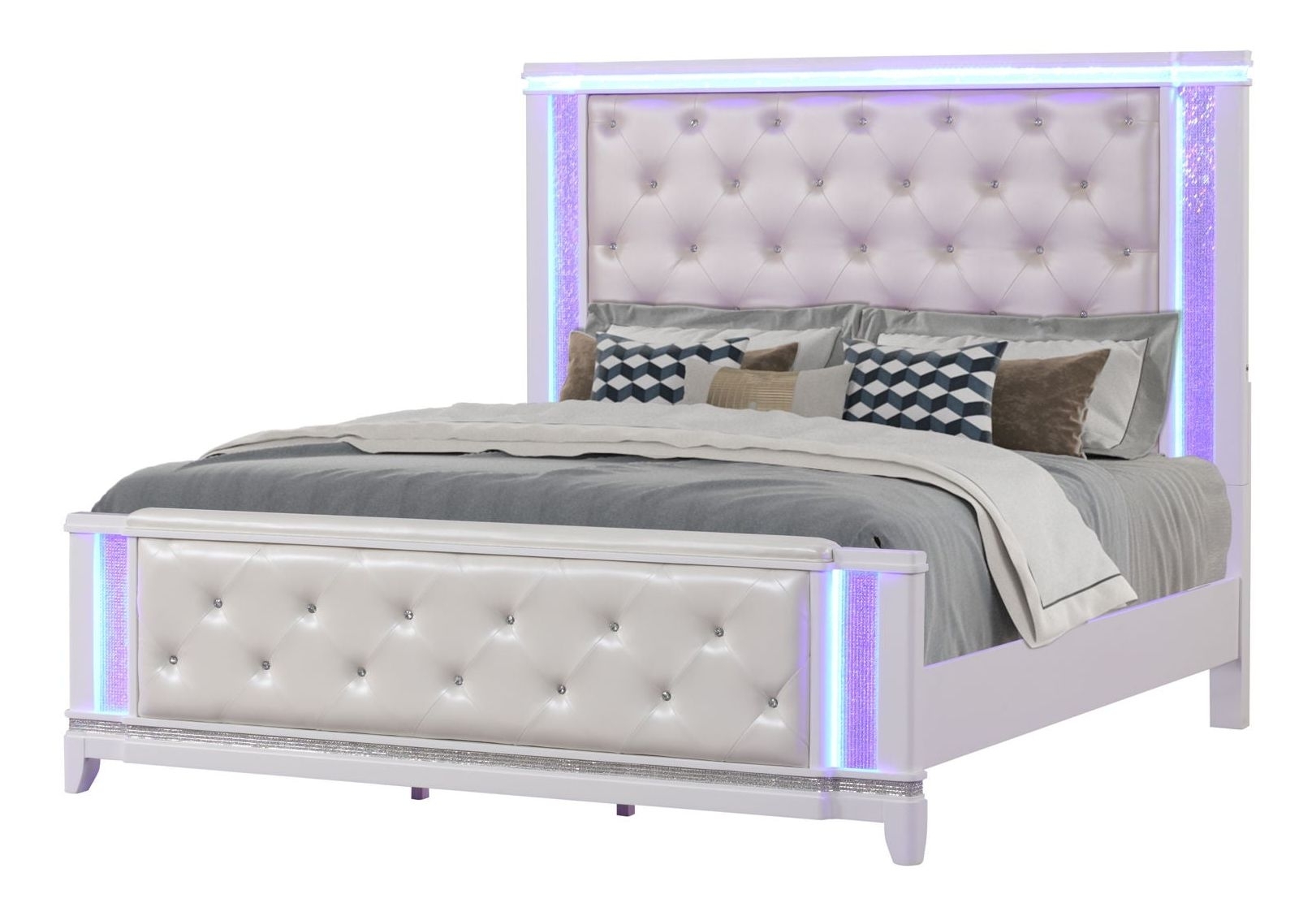 Bella Traditional Style King Bed Made 