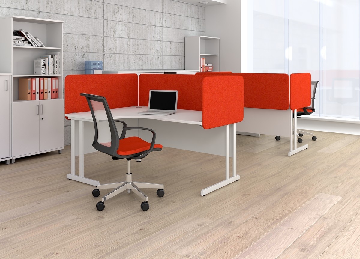 Optima C 55.1" Crescent Office Desk