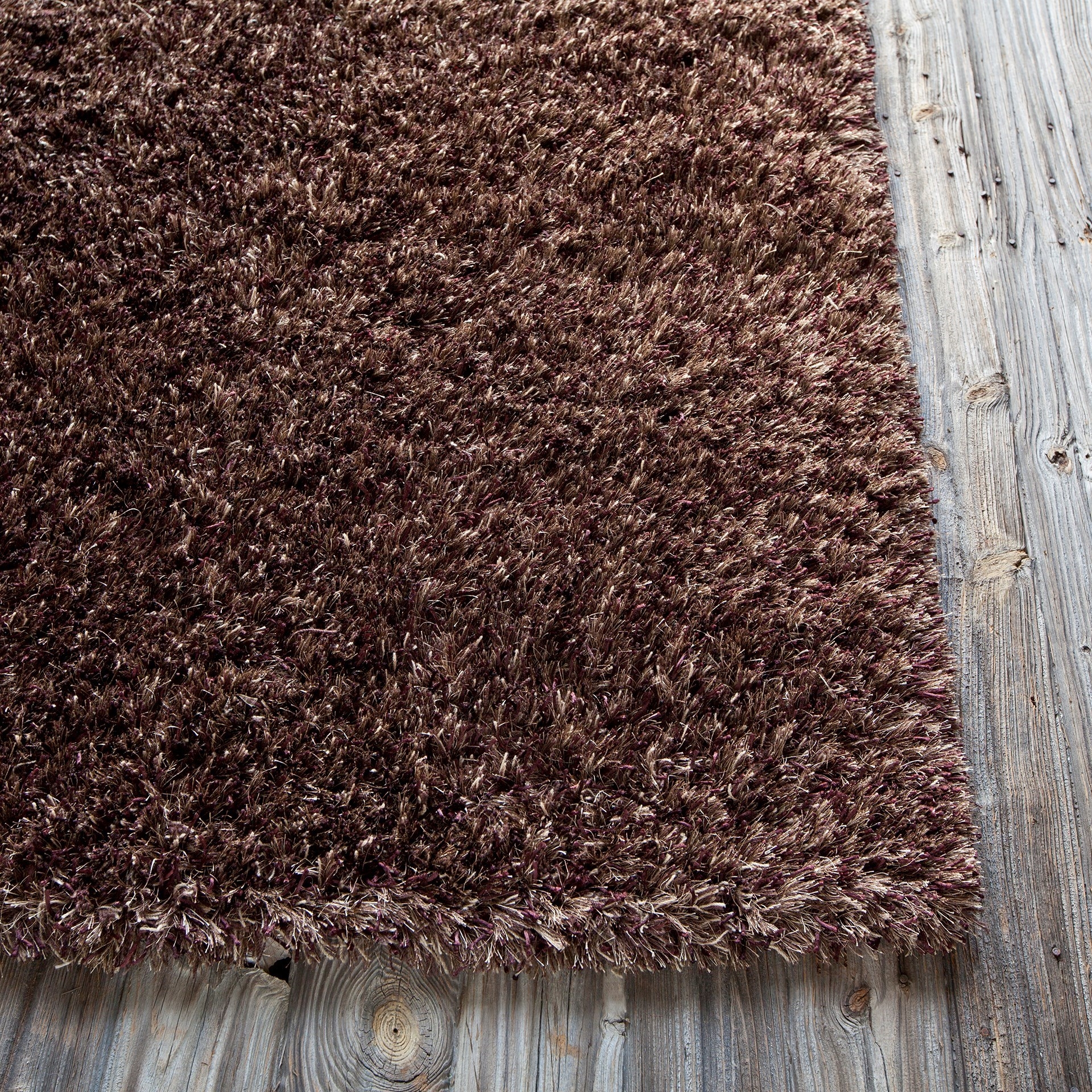 Orchid Wool/Polyester Rectangular Handmade Rug, 9' x 13'